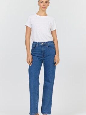 NWT Dear John Denim LINDSEY HIGH RISE STRAIGHT LEG JEAN MEDIUM Size 10